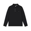 White Series Logo Comfortable Fashion Casual Long Sleeve Polo Shirt Men Tops Black F11M513201F-BK