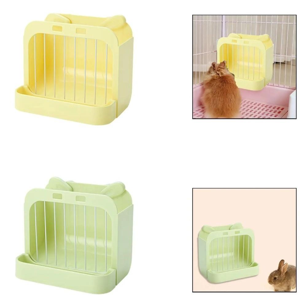 Large Capacity Hay Feeder Wall Hanging Grass Rack Practical Food Bowl Holder Indoor Rabbit Cage