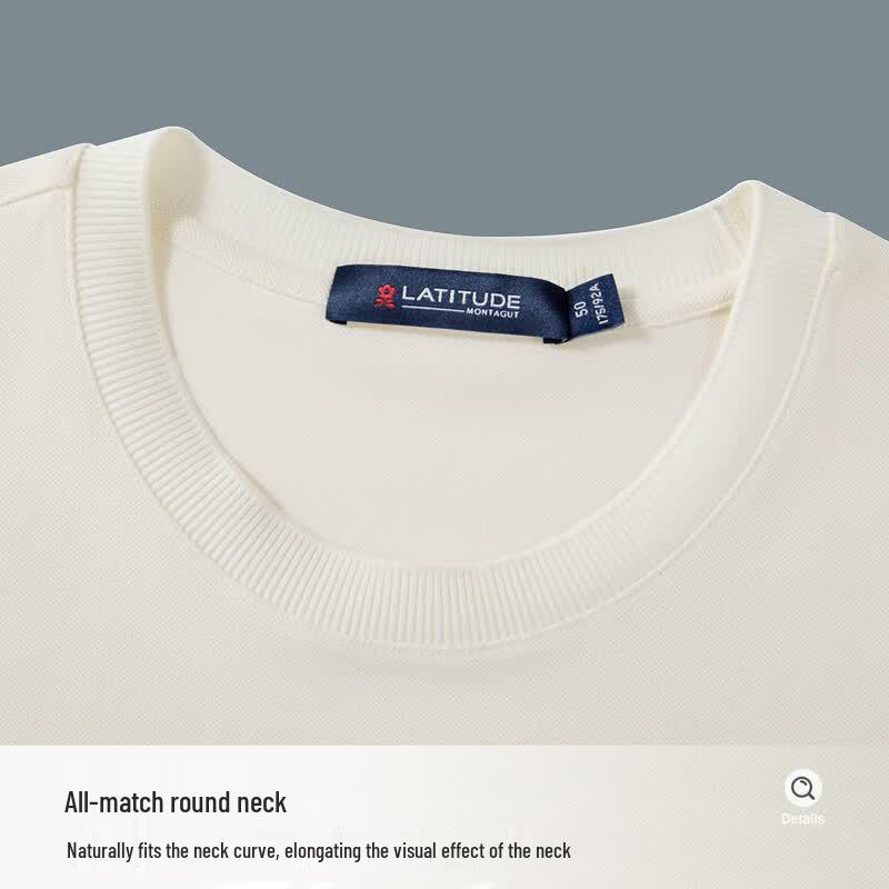 MONTAGUT Men's Antibacterial Pique Short Sleeve T-Shirt