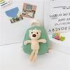 Adorable Children's Cute Bear Backpack Lightweight Canvas Mini Bag For Kids School