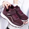 Women's Shoes Summer Couple Walking Shoes Breathable Sports Shoes Mesh Casual Shoes Velcro Mother Versatile Single Shoes