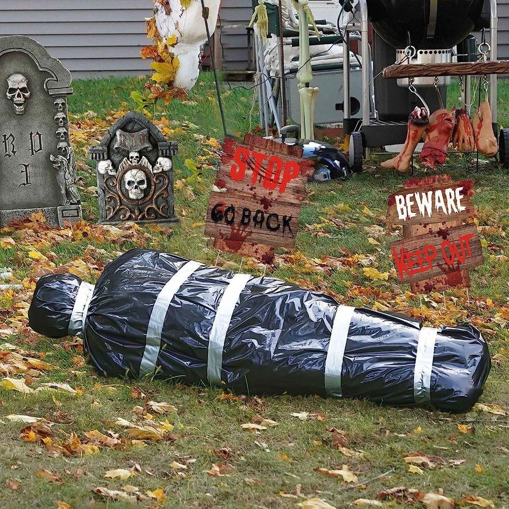 Scary Hanging Corpse Inflatable Halloween Ornament Halloween Decorations Dead Victim Props  Yard