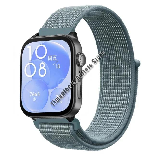 Нейлоновый ремешок-петля для Huawei Watch Fit 3 Sport, дышащий сменный браслет, браслет для Huawei Watch Fit 3, аксессуары для ремня