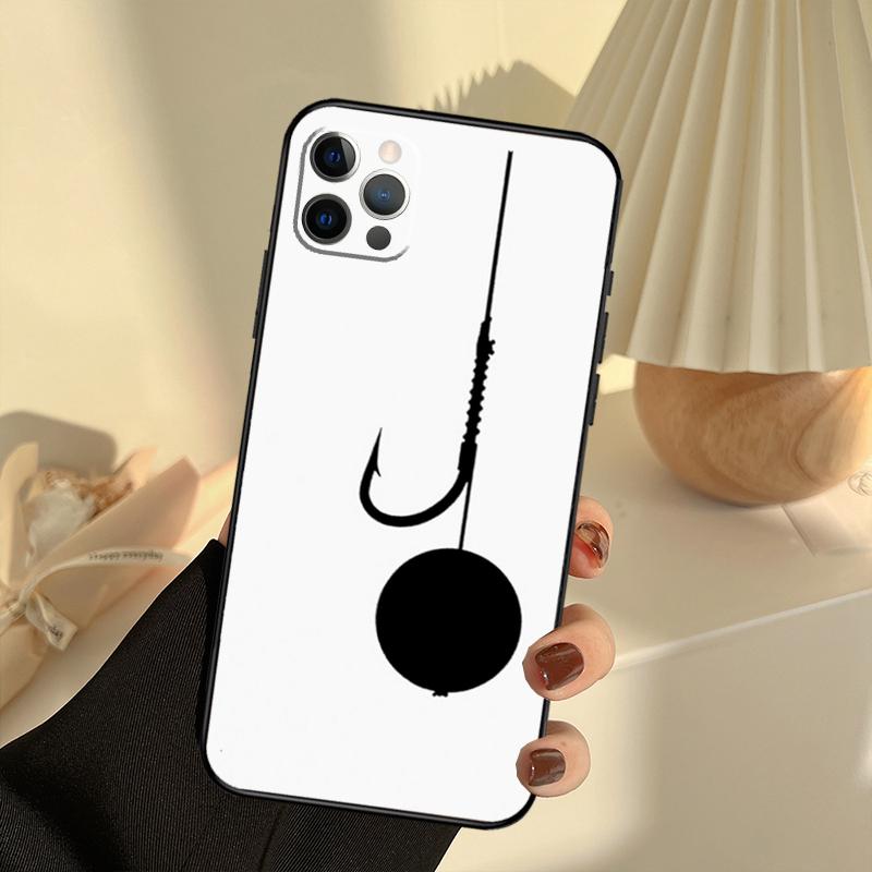 Рыбалка Карп Удочка Чехол для крючков Для iPhone 11 12 13 14 15 16 Pro Max Чехол Для iPhone 13 12 Mini XR X XS Max Plus