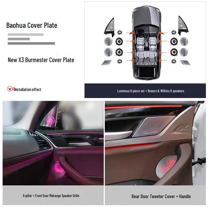 BMW Bowers & Wilkins Твитер Динамик Стойка A Световая Крышка Обновление