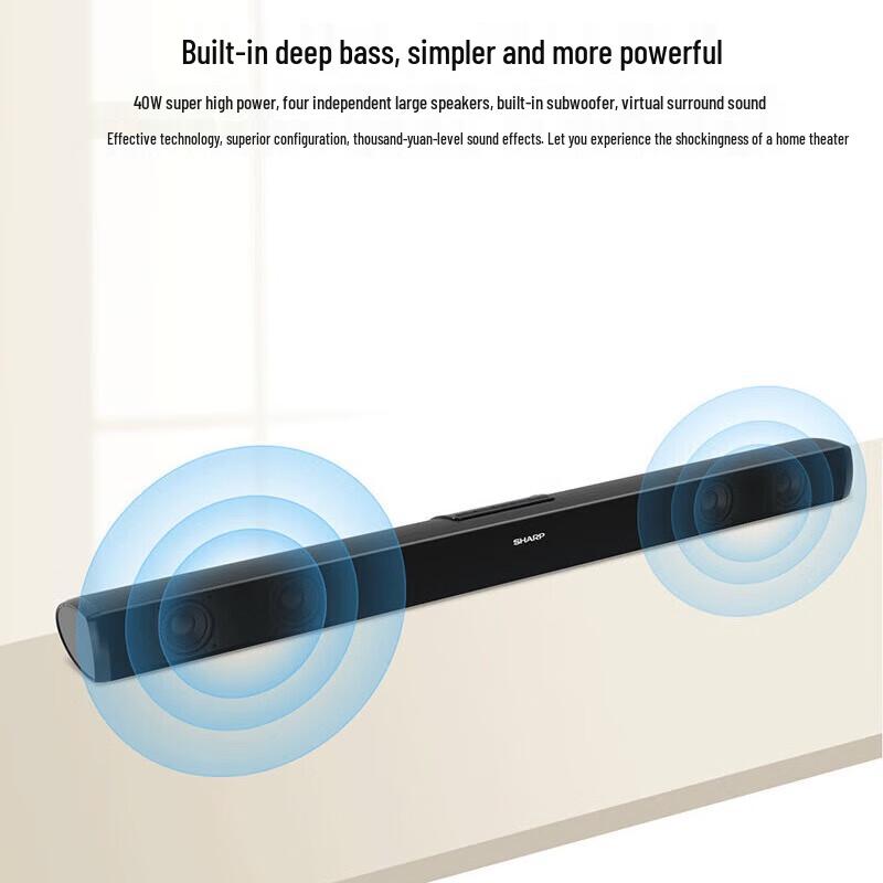 Sharp SB40H3 Bluetooth Soundbar for TV & Home Theater
