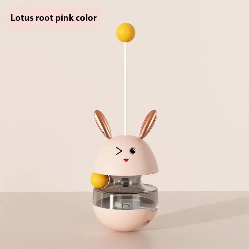 Интерактивная игрушка для кошек, диспенсер для еды, игрушки с катящимися шариками, забавная медленная кормушка для кошек, тренировочный мяч для IQ для котят