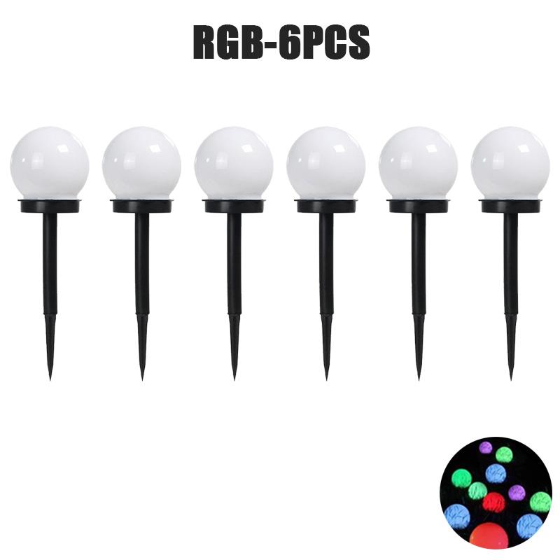 Солнечная светодиодная лампа, трехцветная, энергосберегающая, водонепроницаемая, простое атмосферное освещение, уличное садовое освещение для газона