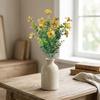 Artificial Eucalyptus Violet Bouquet 7 Branches Plastic Home Garden Decor