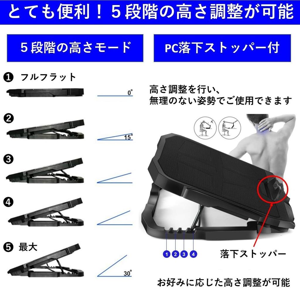 Кулер для ноутбука, мощное охлаждение, большой вентилятор охлаждения, охлаждающая подставка для ноутбука, охлаждающая подставка, 4 охлаждающих вентилятора, 2 порта USB, совместимы с PS3 и PS4 до 17 дюймов