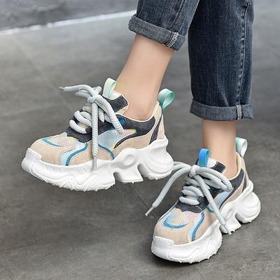 Женская обувь на толстой подошве, кроссовки из натуральной кожи, повседневная удобная обувь ручной работы на вулканизированной платформе