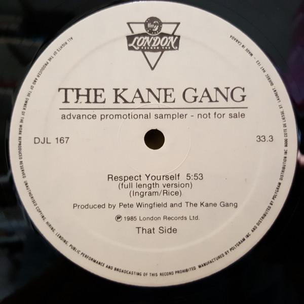 12-дюймовая пластинка KANE GANG Respect Yourself DJL167 LONDON 1984 Канада Танцевальная Электроника Б/у