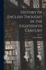 Книга History of English Thought In the Eighteenth Century