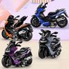 1 шт. Креативная мотоциклетная игрушка с пружинным механизмом, Реалистичный педальный мотоцикл с пружинным механизмом, Детская игрушка-украшение, Съемное заднее сиденье с подвижным