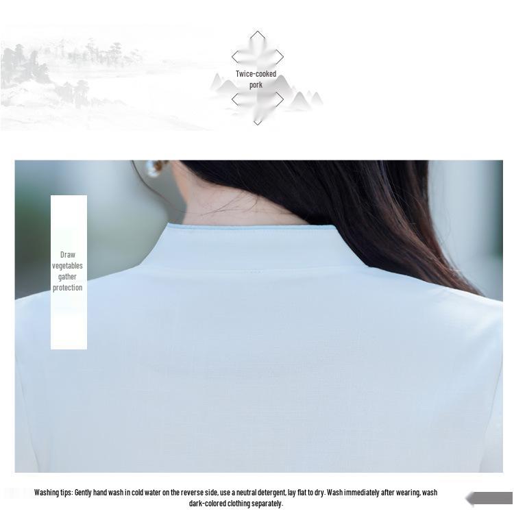 Китайский ретро вышитый хлопково-льняной костюм тан и брюки с широкими штанинами, комплект из двух предметов для женщин