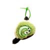 Exquisite Cute Pet Plush Panda & Pink Rabbit Swiss Roll Keychain - Perfect Backpack Gift for Girls & Students