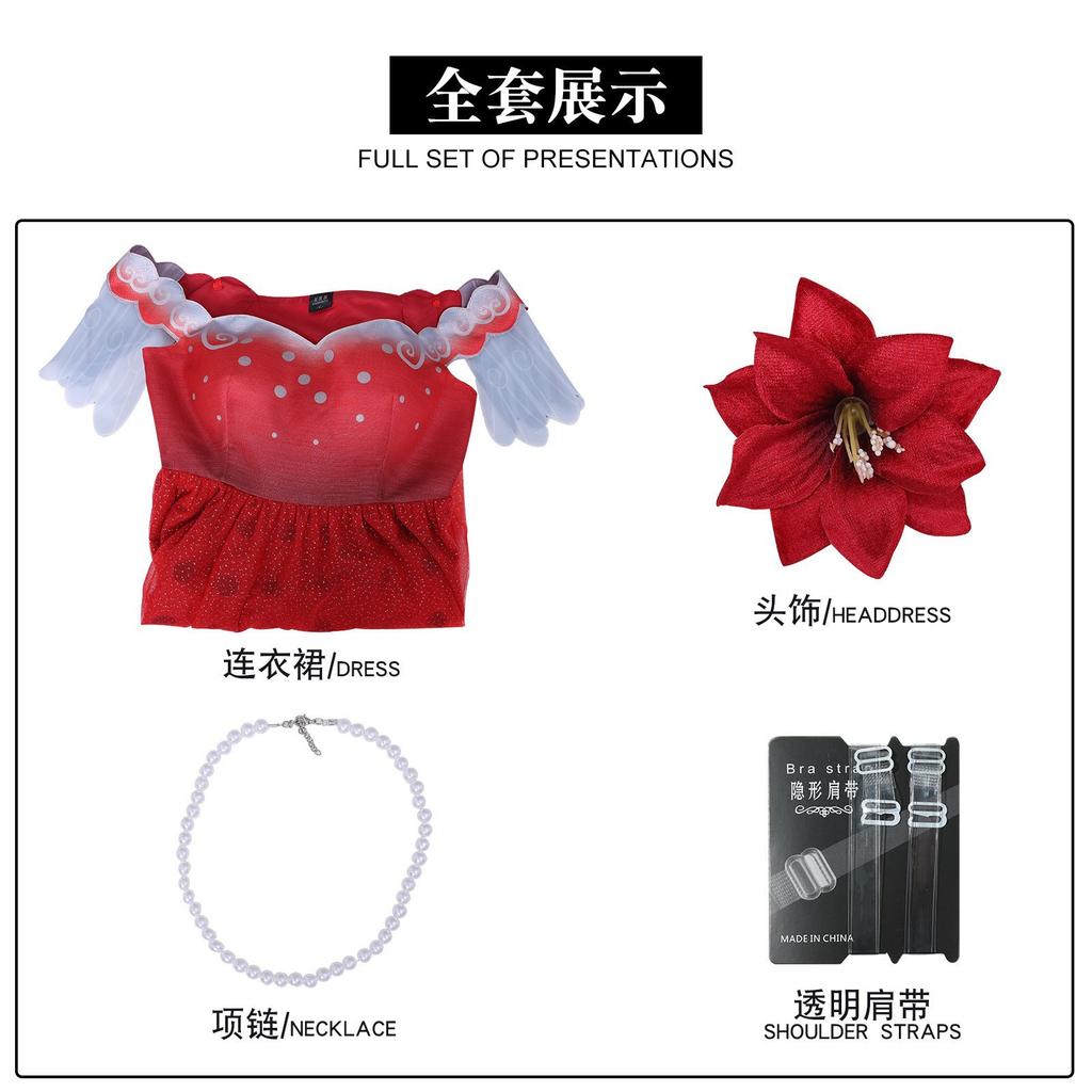 Девочка-божья коровка Редди косплей Взять Девушку-чудо Сезон 6 Костюм Обычный косплей Марина Розовые шорты