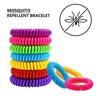 EVA Mosquito Repellent Bracelet Mosquito Spring Bracelet Essential Oil Mosquito Repellent Coil Bracelet Fit for Kids & Adults Outdoor
