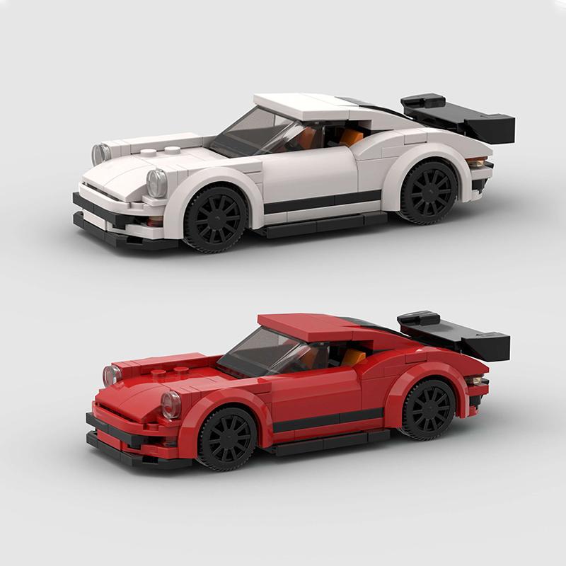 2025 Новый MOC Турбо Сити Технический Скоростной Автомобиль Спортивный Гоночный Транспортное Средство Гонщик Строительные Блоки Образовательные Игрушки Подарок для Друзей