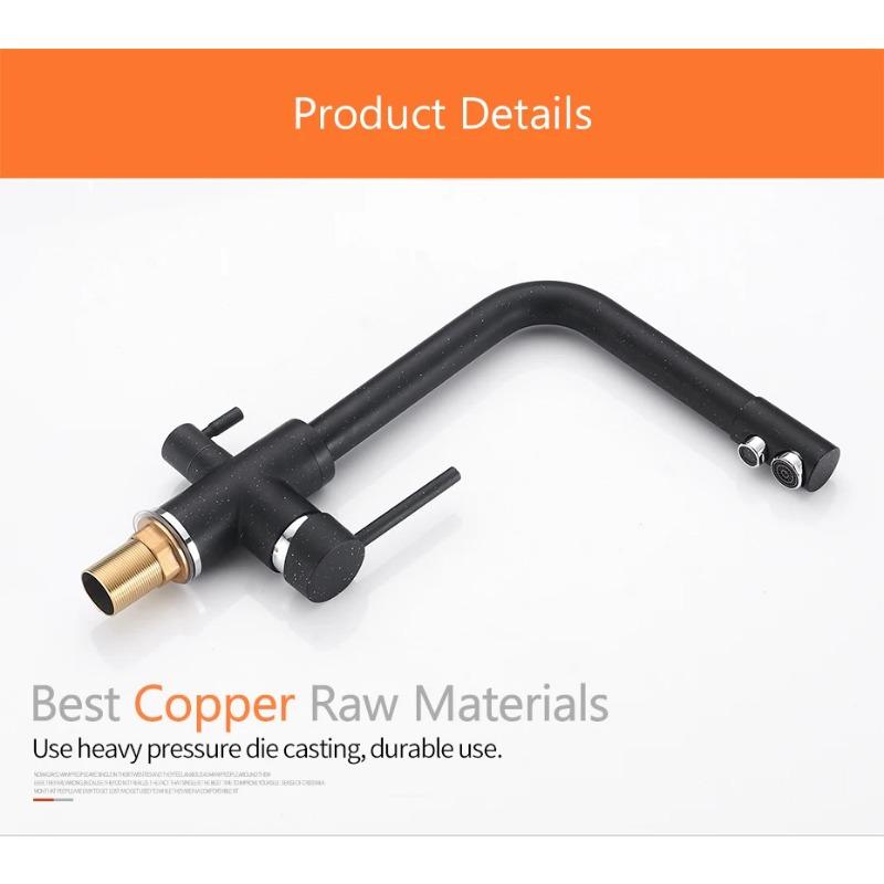 Фильтр кухонные смесители Настольный смеситель с вращением на 360 градусов с функциями очистки воды Смеситель-кран для кухни WF-0175