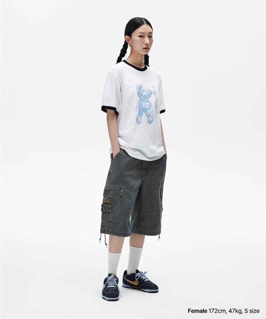 MAHAGRID Utility Cargo Short Charcoal(Mg2Fmmd171A)