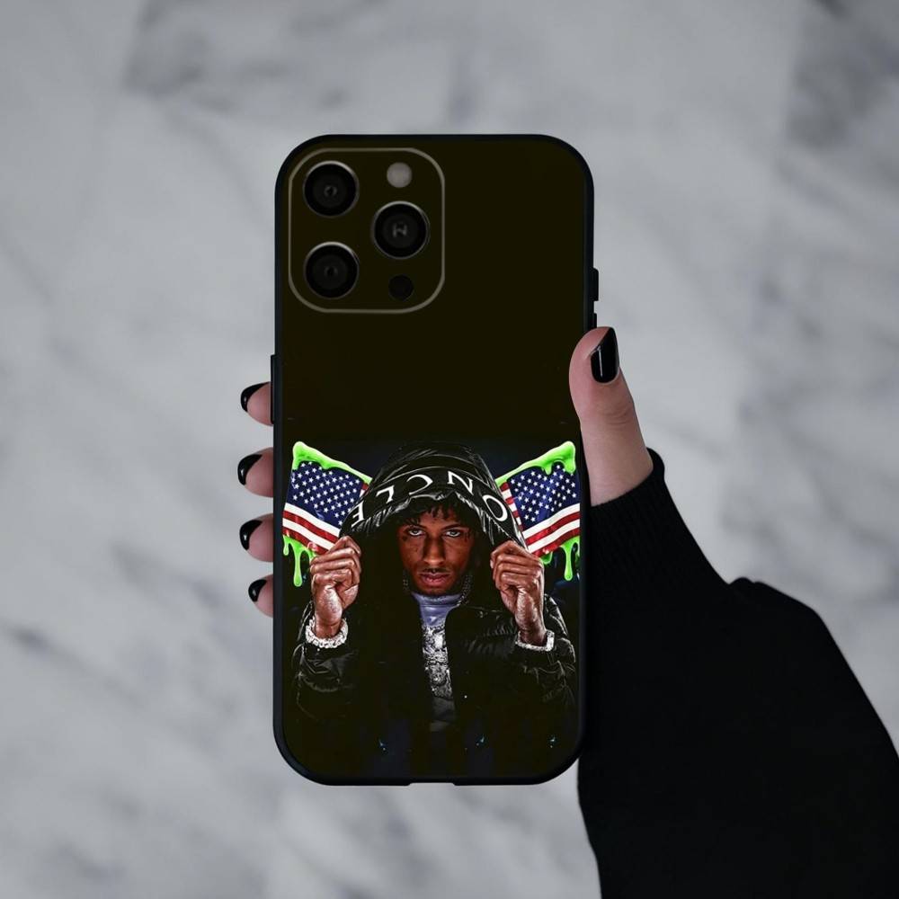 Чехол для телефона YoungBoy Never Broke Again Tour для iPhone 17pro, 16, 15, 14, 13, 12, 11 Plus, Pro Max, XS, Мягкий силиконовый черный чехол