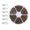 1Set/box 3-10mm Metal Jump Rings Iron Circle Charms for DIY Accessories Jewelry Making