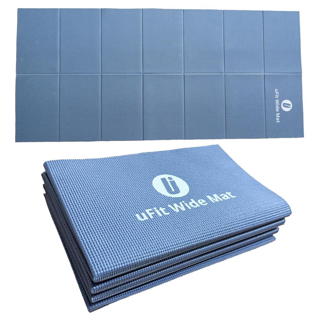 uFit a Yoga Mat with a Foldable 6mm and Comfortable 90cm X A Favorite of Professional Athlete Jun Made of Odorless PVC with Memory Foam for Easy