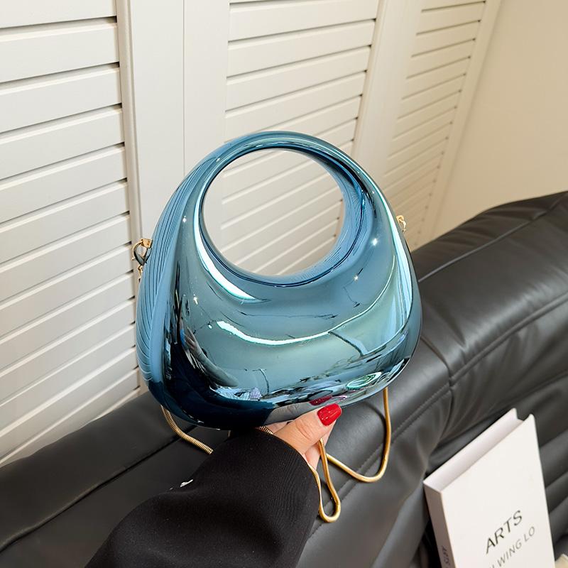 Вечерние клатчи для женщин, роскошные дизайнерские кошельки и сумки, золотая сумка на запястье с круглой ручкой для свадебного ужина