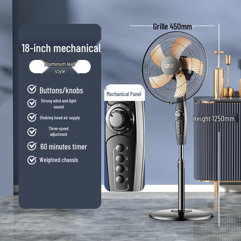 Бежевый бесшумный oscillating напольный и настольный вентилятор с дистанционным управлением - Идеально подходит для дома или общежития, Бесплатная доставка