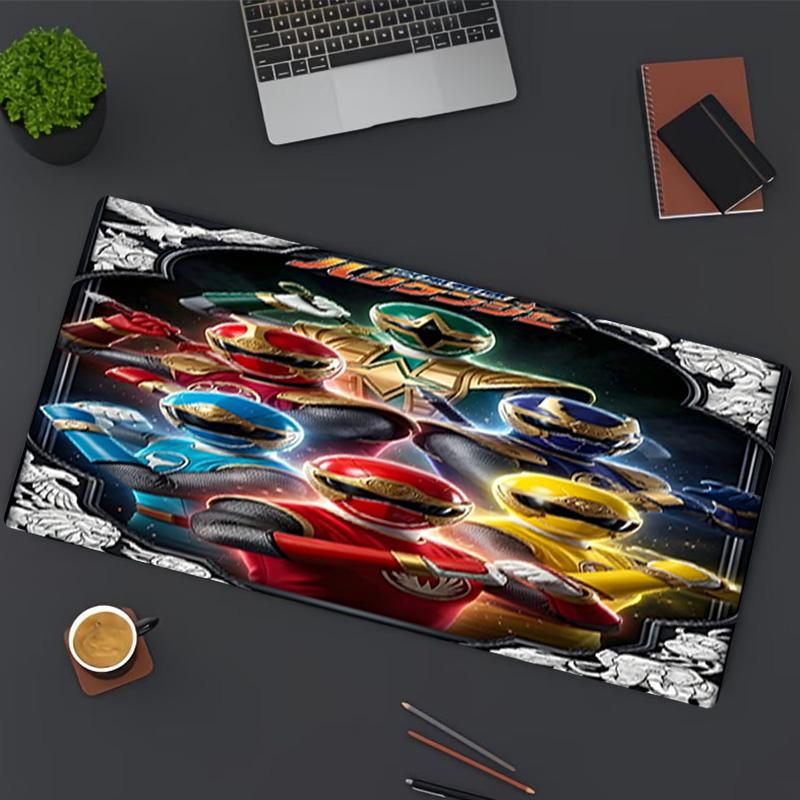 Mighty Morphin Power Rangers Print Mouse Pad, for Keyboard Pad Laptop PC Mat for Office Home Use, Desk Decor, Perfect Birthday Gift for Gamers