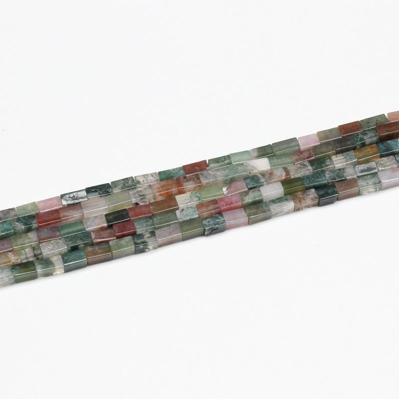 High-quality 2*4mm Rectangular Pendant Necklace Natural Stone Rectangular Pendant Jewelry