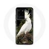 Чехол - Samsung - Galaxy S20 Ultra - Какаду Попугаи - Гибкий - Белый