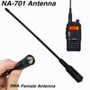 Оригинальная двухдиапазонная антенна Sma-female Na-701 UHF VHF для двусторонней радиосвязи UV-5r Uv-82 Bf888s аксессуары для рации Na701