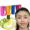 Multifunctional Vegetable Fruit  Curl Slicer Rotating Mask Slicer Cucumber Sharpener  Kitchen