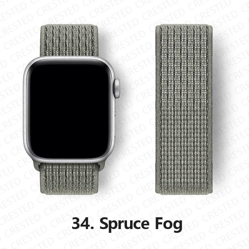 Нейлоновый ремешок для Apple, ремешок для часов 44 мм, 40 мм, 42 мм, 38 мм, браслет для умных часов, ремень, спортивный браслет-петля, iWatch series 3, 4, 5, 6, se, ремешок