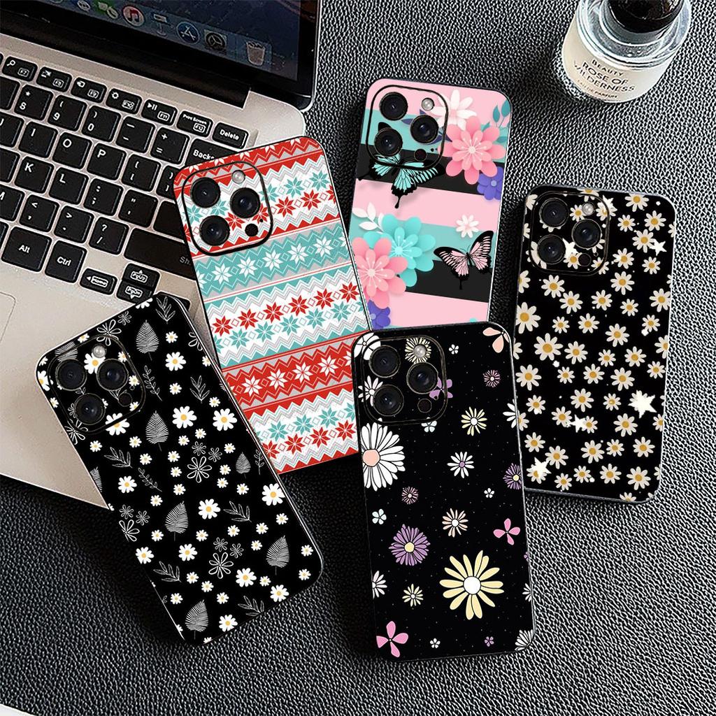 for Samsung Galaxy A35 A36 A55 A26 A05 A06 A14 A50 A51 A53 A54 A12 A13 A23 Phone Cover Case Fresh Little Daisy Flower Wallpaper
