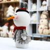 Funny Christmas Snowman Doll Delicate Snowman Figure Christmas Window Decoration  Home Decoration