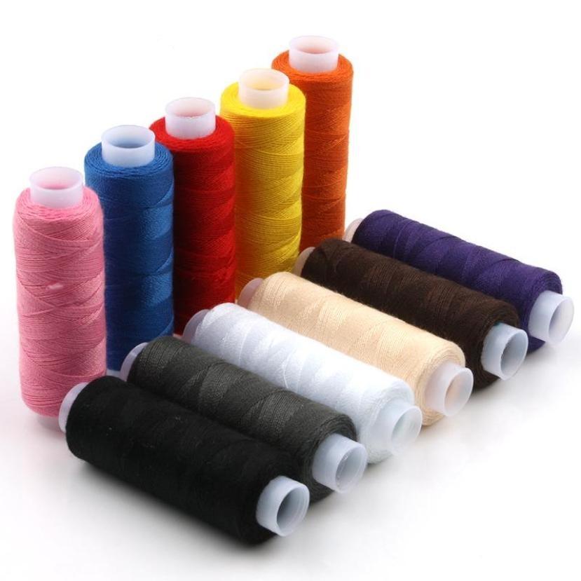 12 Colors Polyester Sewing Quilting Threads 402/S Sewing Thread DIY Sewing Machine Thread