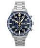 Hawker Hurricane Хронограф Ограниченная серия Синий циферблат Горизонт Кварцевые AV-4130-22 Мужские часы с дополнительным ремешком