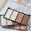 4 Color Contour Makeup Palette Blusher Plate Highlight Powder Bronzer Powder Shadow Kit Nose U8C6