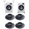 4 шт., антивибрационные подушечки для ног для стиральной машины, резиновый коврик для сушки, нескользящая накладка, универсальная мебельная накладка для ног, защита для пола