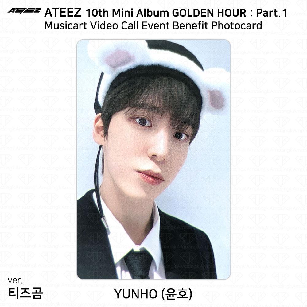 ATEEZ 10-й мини-альбом Golden Hour Part.1 Фотокарточка с видеовызовом Musicart