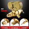 Pack of 1 Adjustable Brasses Pressure Regulator for Argon CO2 Welding Featuring CGA580 Controller and Precisions Filter