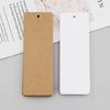 Blank Mini Paper Bookmarks Portable Book Page Clips Tags for Students DIY Supplies School Stationery Notebook