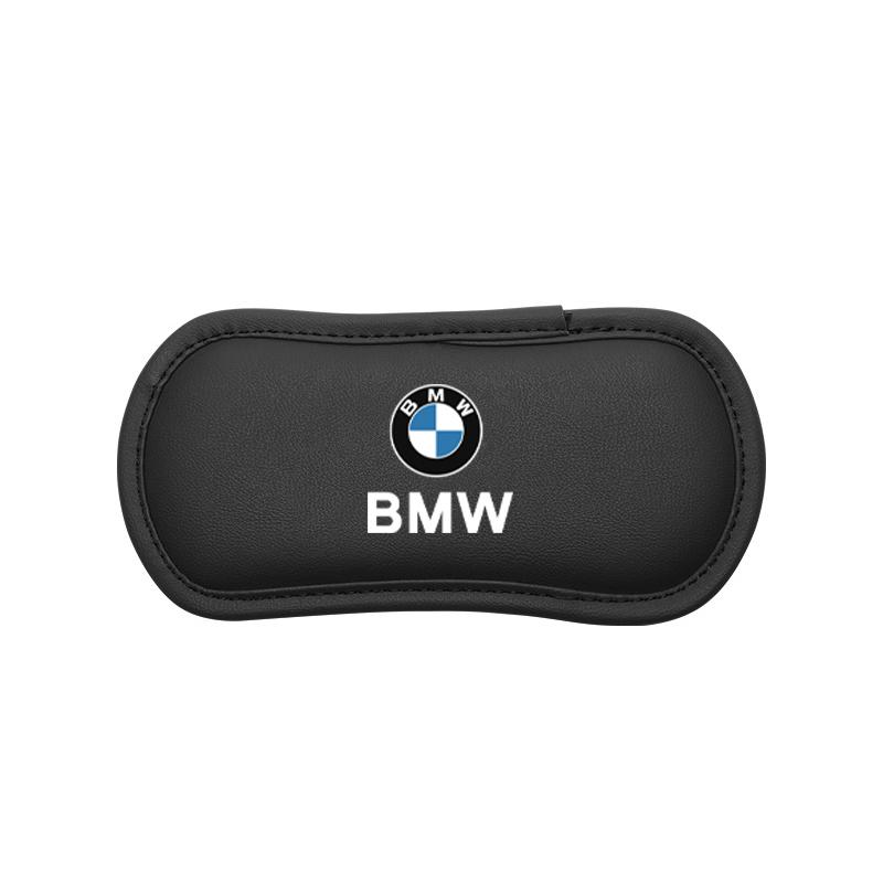 BBIG5 Car Interior Leg Knee Rest Pads Leather Cushion Valve Cap Auto Sticker For BMW X1 X2 X3 X5 X4 X6 X7 iX3 F20 F10 F07 E70 E46 E90