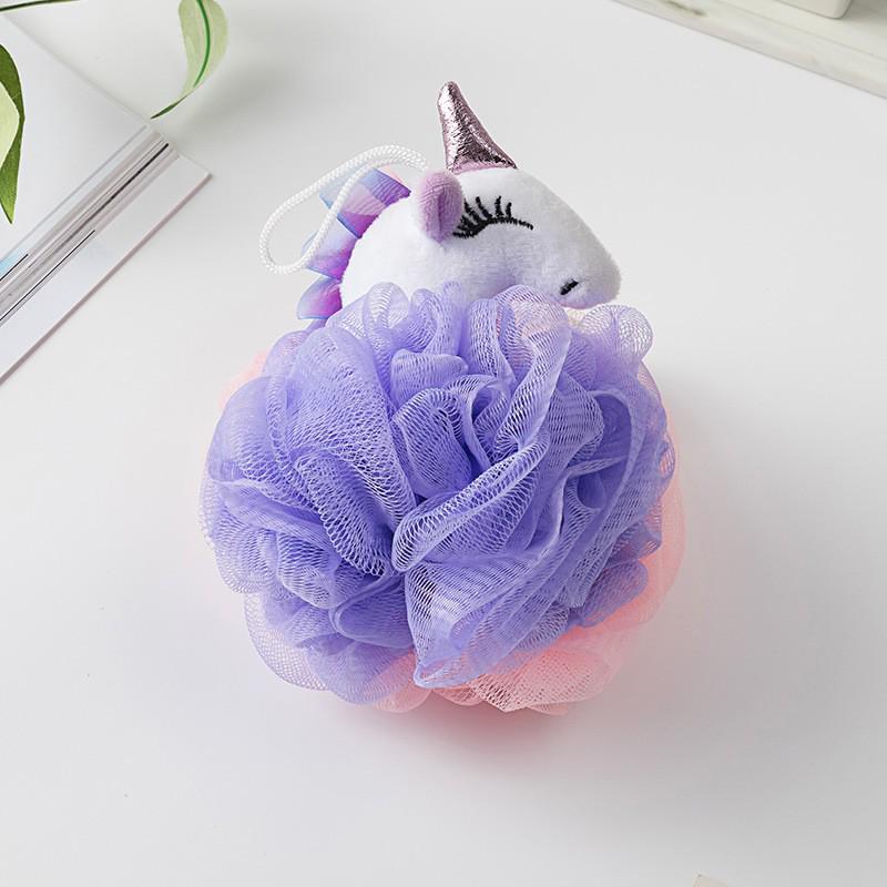 Children's Super Soft Bath Loofah - Unicorn & Flamingo Designs, Durable & Gentle Scrubber.
