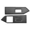 3pcs Carbon Fiber Car Window Lifter Panel Trim Cover Fits for Ford Mustang 2009 2013
