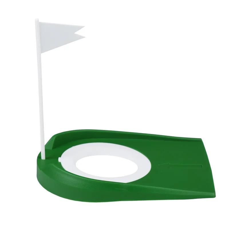 Indoor Golf Putting Trainer In‑Ground Flagpole Putting Green Practice Aid Adjustable Hole for Home Outdoor Training 5