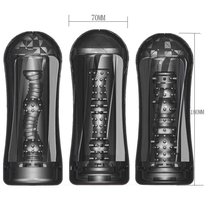 Red Pill Кристально чистый 3-канальный Fleshlight со взрывной эякуляцией для продолжительного мужского удовольствия.